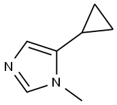 1H-Imidazole, 5-cyclopropyl-1-methyl- Struktur