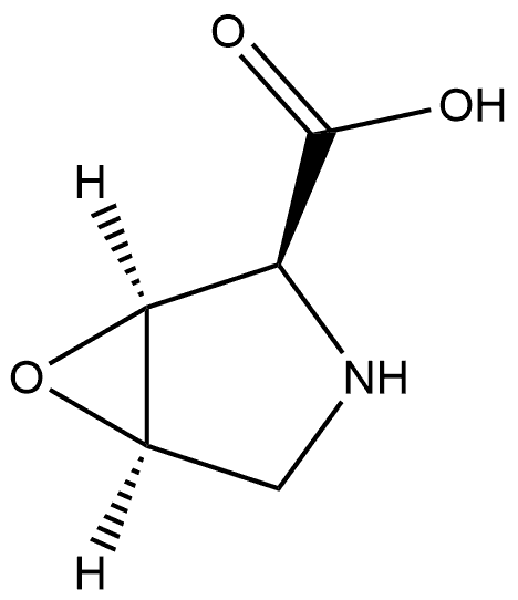 6-Oxa-3-azabicyclo[3.1.0]hexane-2-carboxylicacid, [1S-(1α,2β,5α)]- Struktur