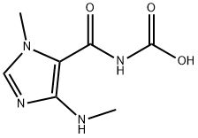 Carbamic acid, N-[[1-methyl-4-(methylamino)-1H-imidazol-5-yl]carbonyl]- Struktur