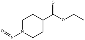 4-Piperidinecarboxylic acid, 1-nitroso-, ethyl ester Struktur