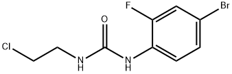 1-(4-Bromo-2-fluorophenyl)-3-(2-chloroethyl)urea Struktur