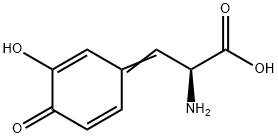 L-Alanine, 3-(3-hydroxy-4-oxo-2,5-cyclohexadien-1-ylidene)- (9CI) Struktur