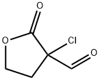 3-Furancarboxaldehyde, 3-chlorotetrahydro-2-oxo- Struktur