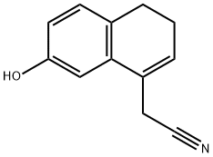 1-Naphthaleneacetonitrile, 3,4-dihydro-7-hydroxy- Struktur