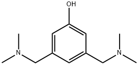 3,5-Bis[(dimethylamino)methyl]phenol Struktur