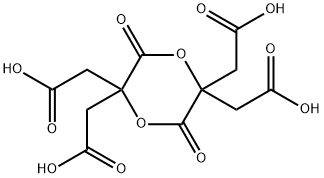 1,4-Dioxane-2,2,5,5-tetraacetic acid, 3,6-dioxo- Struktur