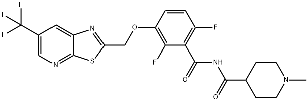 TXA709 trifluoroacetate salt Struktur