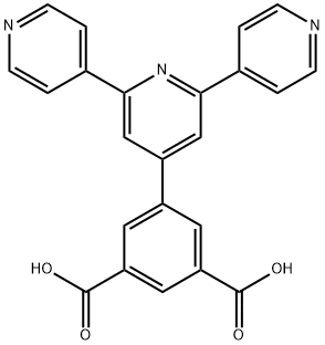 1,3-Benzenedicarboxylic acid, 5-[4,2':6',4''-terpyridin]-4'-yl- Struktur