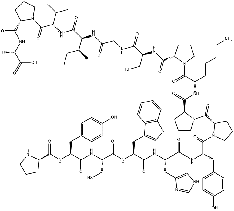 HCV-1 E2 PROTEIN (484-499) Struktur