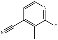 4-Pyridinecarbonitrile, 2-fluoro-3-methyl- Struktur