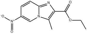 Ethyl 3-methyl-6-nitroimidazo[1,2-a]pyridine-2-carboxylate Struktur