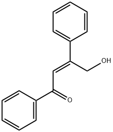 2-Buten-1-one, 4-hydroxy-1,3-diphenyl-, (2Z)- Struktur