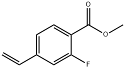 Benzoic acid, 4-ethenyl-2-fluoro-, methyl ester Struktur