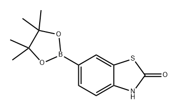 2(3H)-Benzothiazolone, 6-(4,4,5,5-tetramethyl-1,3,2-dioxaborolan-2-yl)- Struktur