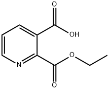 2,3-Pyridinedicarboxylic acid, 2-ethyl ester Struktur