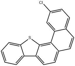 2-Chlorobenzo[b]phenanthro[3,4-d]thiophene Struktur