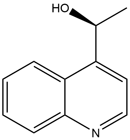 4-Quinolinemethanol, α-methyl-, (αS)- Struktur