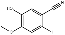 5-Hydroxy-2-iodo-4-methoxybenzonitrile Struktur