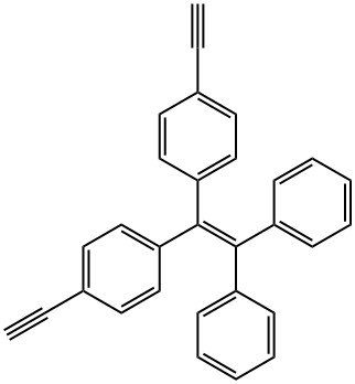 1,1'-(2,2-Diphenylethenylidene)bis[4-ethynylbenzene Struktur