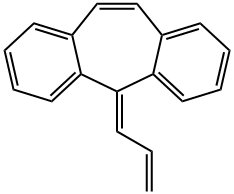 5H-Dibenzo[a,d]cycloheptene, 5-(2-propen-1-ylidene)- Struktur