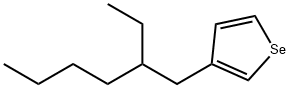 Selenophene, 3-(2-ethylhexyl)- Struktur