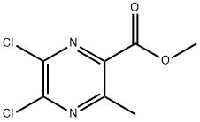 methyl 5,6-dichloro-3-methylpyrazine-2-carboxylate Struktur