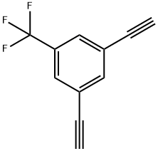 1,3-Diethynyl-5-(trifluoromethyl)benzene Struktur