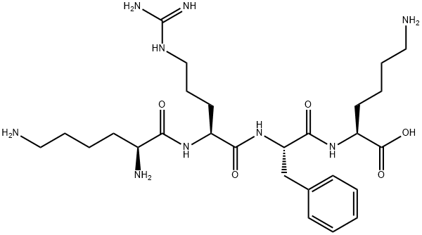 L-Lysine, L-lysyl-L-arginyl-L-phenylalanyl- Struktur