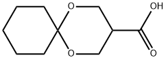 1,5-Dioxaspiro[5.5]undecane-3-carboxylic acid Struktur