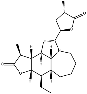 Furo[2,3-h]pyrrolo[3,2,1-jk][1]benzazepin-10(2H)-one, 8-ethyldodecahydro-11-methyl-2-[(2R,4S)-tetrahydro-4-methyl-5-oxo-2-furanyl]-, (2R,7aR,8R,8aS,11S,11aS,11bR,11cR)- Struktur