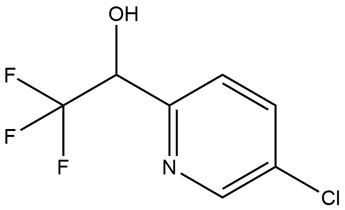 2-Pyridinemethanol, 5-chloro-α-(trifluoromethyl)- Struktur