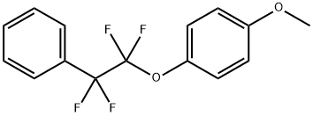 1-Methoxy-4-(1,1,2,2-tetrafluoro-2-phenylethoxy)benzene Struktur