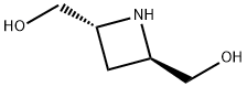 2,4-Azetidinedimethanol, (2R,4R)- Struktur