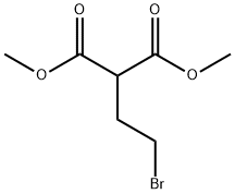 Propanedioic acid, 2-(2-bromoethyl)-, 1,3-dimethyl ester Struktur