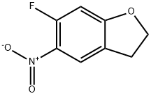 Benzofuran, 6-fluoro-2,3-dihydro-5-nitro- Struktur