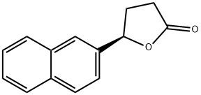 2(3H)-Furanone, dihydro-5-(2-naphthalenyl)-, (5R)- Struktur