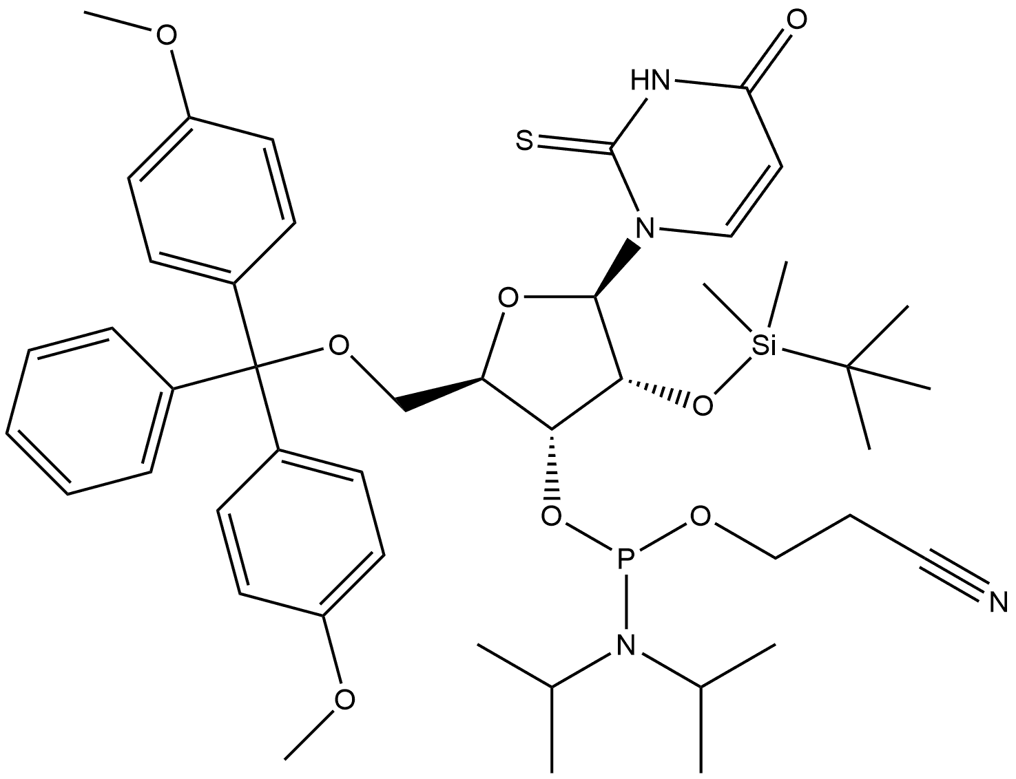 2-Thiouridine CEP Struktur