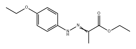 Propanoic acid, 2-[2-(4-ethoxyphenyl)hydrazinylidene]-, ethyl ester