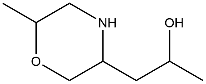 3-Morpholineethanol,α,6-dimethyl- Struktur