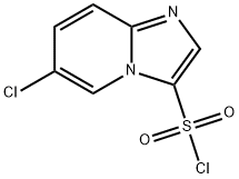 Imidazo[1,2-a]pyridine-3-sulfonyl chloride, 6-chloro- Struktur