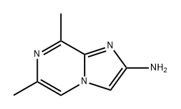 Imidazo[1,2-a]pyrazin-2-amine, 6,8-dimethyl- Struktur