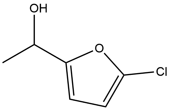 1-(5-Chlorofuran-2-yl)ethanol Struktur