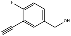 (3-Ethynyl-4-fluorophenyl)methanol Struktur