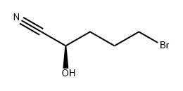 Pentanenitrile, 5-bromo-2-hydroxy-, (2R)-