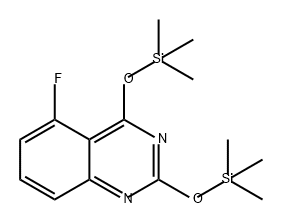 Quinazoline, 5-fluoro-2,4-bis[(trimethylsilyl)oxy]- Struktur