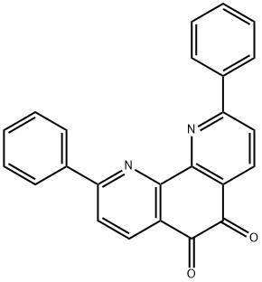 1,10-Phenanthroline-5,6-dione, 2,9-diphenyl- Struktur