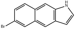 6-?bromo-1H-?Benz[f]?indole Struktur