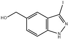 (3-iodo-1H-indazol-5-yl)methanol Struktur