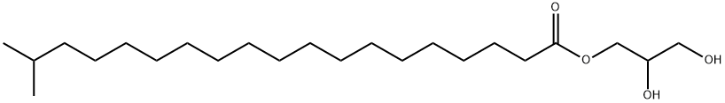 2,3-Dihydroxypropyl 18-methylnonadecanoate Struktur