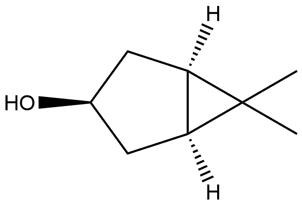 (1R,3R,5S)-6,6-Dimethylbicyclo[3.1.0]hexan-3-ol Struktur